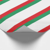 Italiaanse vlag cadeaupapier (Hoek)