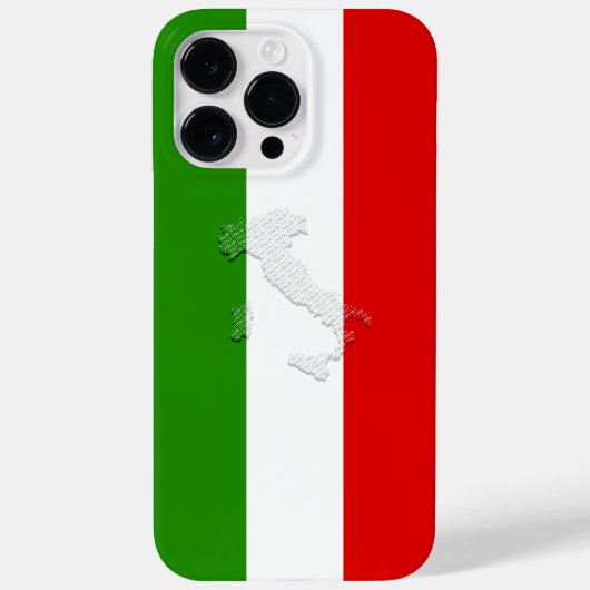 Italiaanse vlag Case-Mate iPhone case (Achterkant)