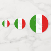Italiaanse vlag confetti (Voorkanten)