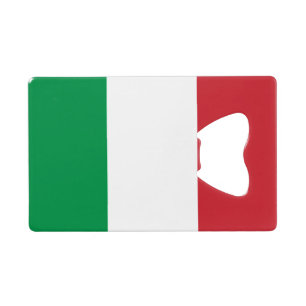 Italiaanse vlag creditcard flesopener kredietkaart flessenopener