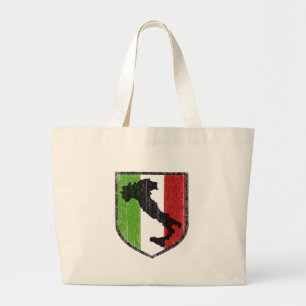 Italiaanse Vlag Crest Laars Middeleeuws Grote Tote Bag