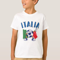 Italiaanse vlag Dabbing Voetbal