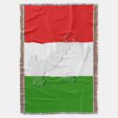 Italiaanse vlag deken (Voorkant Verticaal)