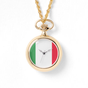 Italiaanse vlag Emblem Horloge
