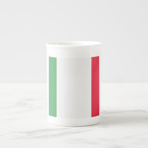 Italiaanse vlag Emblem Porselein Kop