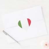 Italiaanse vlag - emoji Twitter Hart Sticker (Envelop)