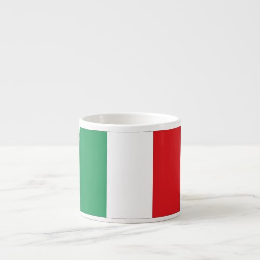Italiaanse vlag espresso kop (Voorkant)