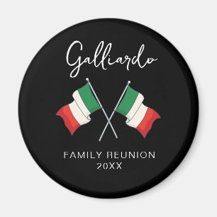 Italiaanse Vlag Familie Reünie  Magneet