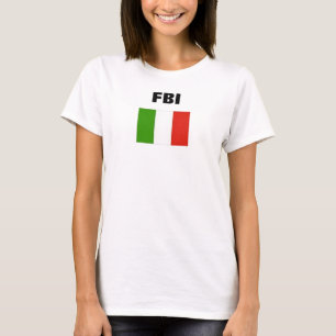 ITALIAANSE VLAG, FBI T-SHIRT
