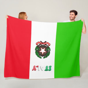 Italiaanse vlag fleece deken