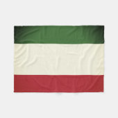 Italiaanse vlag fleece deken (Voorkant (Horizontaal))