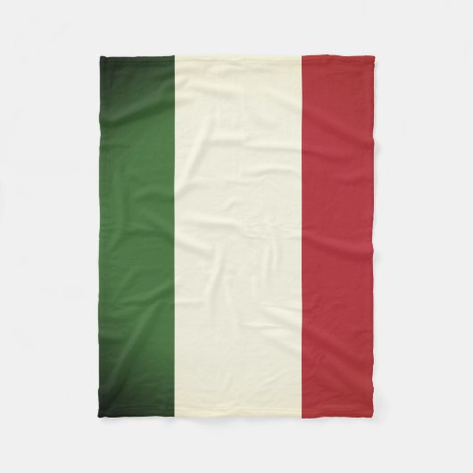 Italiaanse vlag fleece deken (Voorkant)