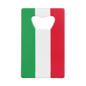 Italiaanse vlag flesopener kredietkaart flessenopener (Achterkant)