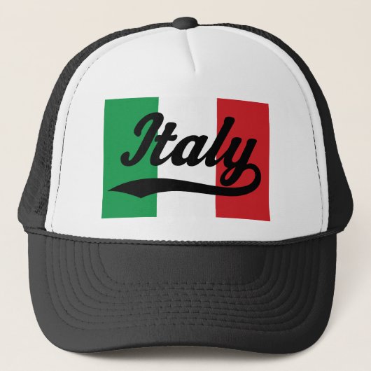 Italiaanse vlag GIft Trucker Pet (Voorkant)