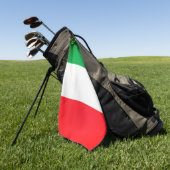 Italiaanse vlag Golf Towel Golfhanddoek (Groen)