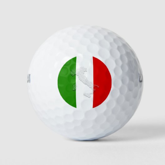 Italiaanse vlag golfballen (Voorkant)