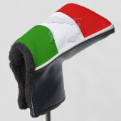 Italiaanse vlag golfheadcover (3/4 voorkant)