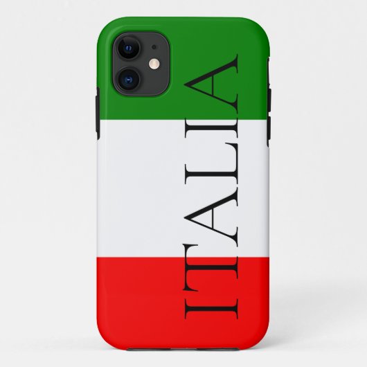 Italiaanse vlag Grote ITALIË Case-Mate iPhone Case (Achterkant)