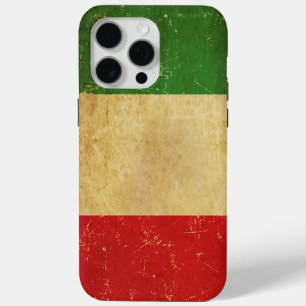 Italiaanse vlag  Grunge iPhone 15 Pro Max Hoesje