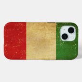 Italiaanse vlag  Grunge Case-Mate iPhone Case (Achterkant (horizontaal))