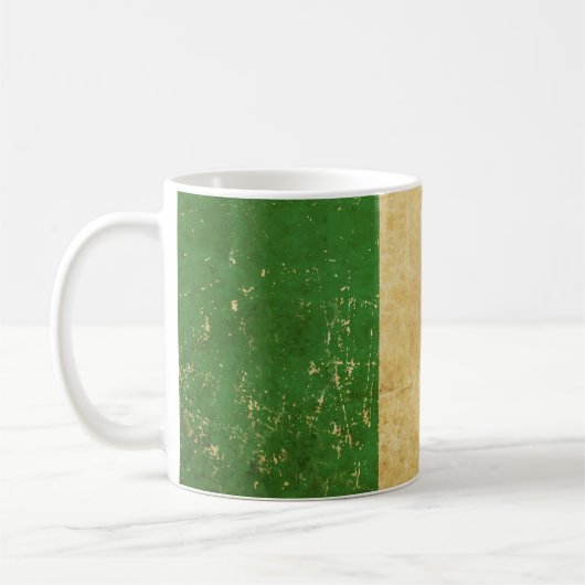 Italiaanse vlag  Grunge Design Mok (Links)