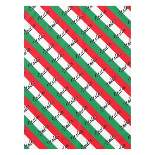 Italiaanse vlag - hoge kwaliteit tafelkleed (Voorkant)