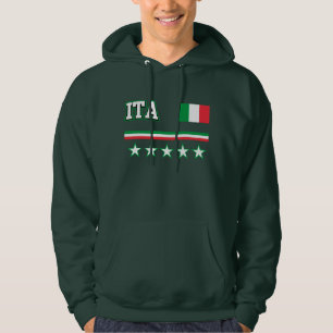 Italiaanse vlag hoodie