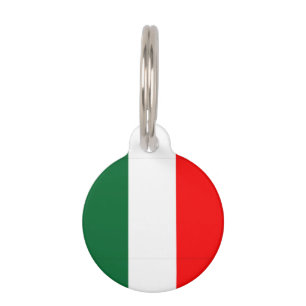 Italiaanse vlag huisdierpenning