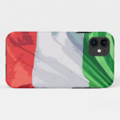 Italiaanse vlag iPhone Case (Achterkant (horizontaal))