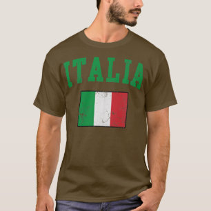 Italiaanse vlag Italiaans Italiaans T-shirt