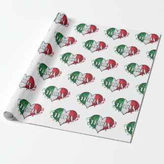 Italiaanse vlag Italiaans ontwerp Cadeaupapier