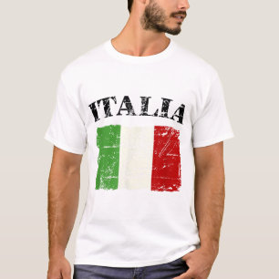 Italiaanse Vlag  Italië Banier Vaandel T-shirt