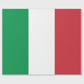 Italiaanse vlag (Italië) Cadeaupapier (Vlak)