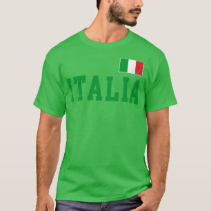 Italiaanse vlag Italië Familie Italiano T-shirt