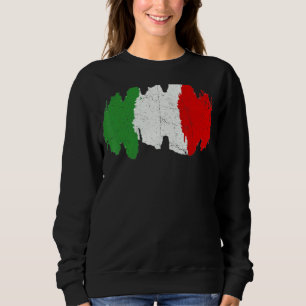 Italiaanse vlag Italië Grafische Italiaanse stijl Trui