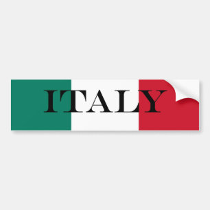 Italiaanse vlag Italië Italië Italië Italië Italië Bumpersticker