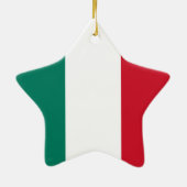 Italiaanse vlag Italië Italië Italië Italië Italië Keramisch Ornament (Achterkant)