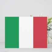 Italiaanse vlag (Italië) Kaart (Staand voorkant)