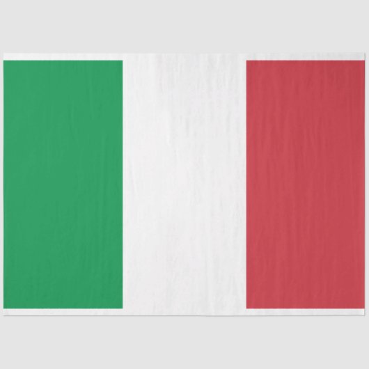 Italiaanse vlag (Italië) Tissuepapier (Voorkant)