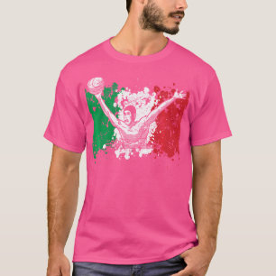 Italiaanse vlag Italië Waterpolo T-shirt