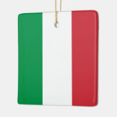 Italiaanse vlag keramisch ornament (Links)