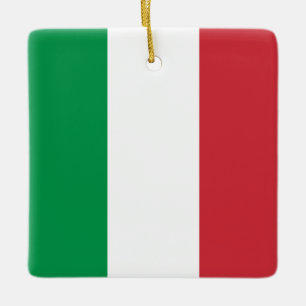 Italiaanse vlag keramisch ornament