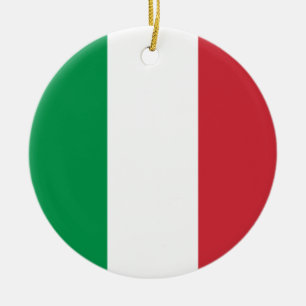 Italiaanse vlag keramisch ornament