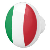 Italiaanse vlag keramische knop (Rechts)