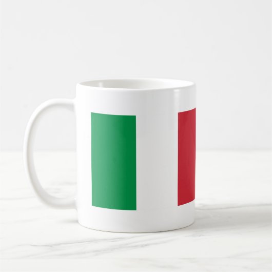 Italiaanse vlag koffiemok (Links)