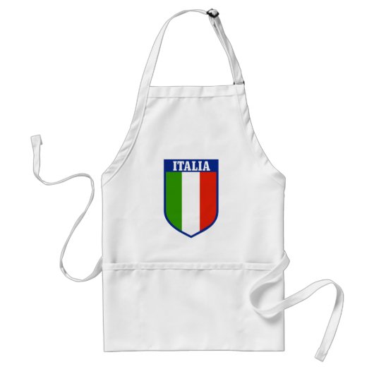 Italiaanse vlag Koking Apron Standaard Schort (Voorkant)