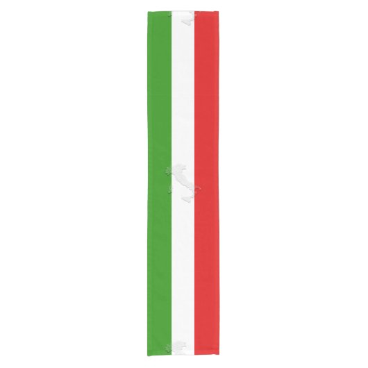 Italiaanse vlag korte tafelloper (Voorkant)