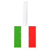 Italiaanse vlag kubus ornament (Voorkant)