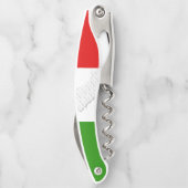 Italiaanse vlag kurkentrekker (Achterkant)