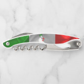 Italiaanse vlag kurkentrekker (Achterkant)